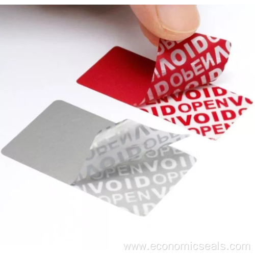 Customized adhesive anti-counterfeit Void sticker
